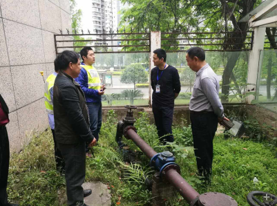 營銷部：水費(fèi)賬務(wù)組、查漏組排查大用戶表后管網(wǎng)隱患服務(wù)