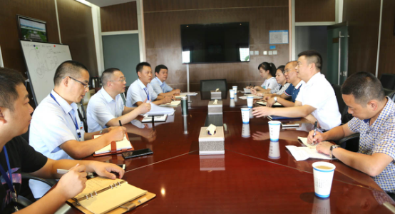 集團公司郭彬總經(jīng)理帶隊到綿陽水務交流學習