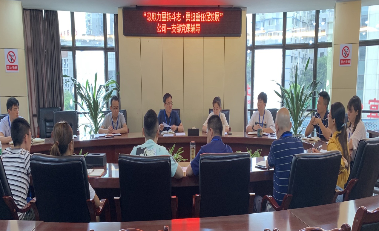 集團(tuán)公司一支部開展“汲取力量揚(yáng)斗志·勇?lián)厝未侔l(fā)展”主題黨日活動(dòng)