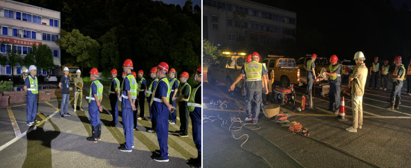 筑牢供水“安全墻”，管網(wǎng)部開展兩江管線 應急搶修演練
