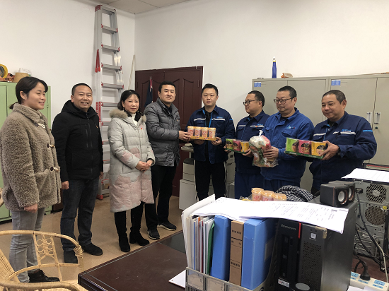 春節(jié)慰問送溫暖，黨政關(guān)愛進(jìn)一線