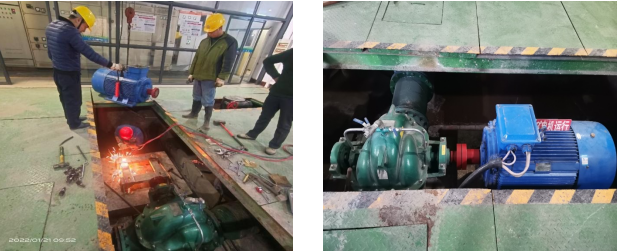 一水廠(chǎng)泵站順利完成城區(qū)3號(hào)機(jī)組技改工作