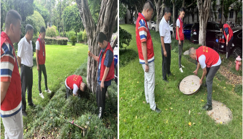 共產(chǎn)黨員服務(wù)大隊(duì)中心城區(qū)分隊(duì)走進(jìn)市委大院 開(kāi)展供水隱患排查工作