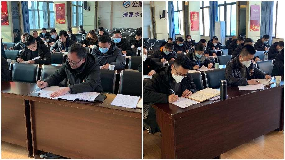 述職評議亮成績，凝心聚力謀新篇 ——公服集團(tuán)清源水務(wù)公司召開2022年度黨支部書記抓黨建工作述職評議暨中層干部述職述廉考評會